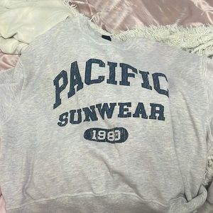 Pacsun Grey Swetashirt